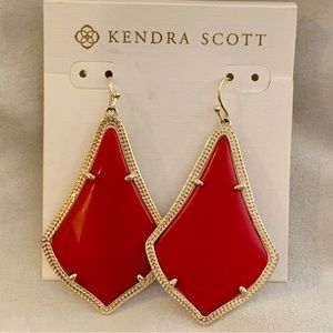 Kendra Scott Alexandra earrings in Red